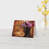 Denken Sie an Sie - Western Mitteilungskarten (Gelbe Blume)