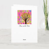 Denken Sie an Sie | Whimsischer Baum Karte (Rückseite)