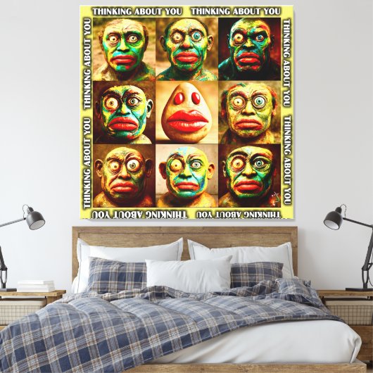 Denken Sie an Sie | WIE SIE Collection Leinwanddruck (Insitu (Schlafzimmer))