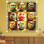 Denken Sie an Sie | WIE SIE Collection Leinwanddruck (Insitu (Wohnzimmer))