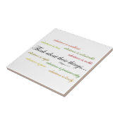 Denken Sie an solche Sachen… Philippians-4:8 Fliese (Seite)