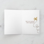 Denken Sie an Sonnenblumen Karte (Innenseite)