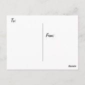 Denken Sie an Sonnenblumenfotografie Postkarte (Rückseite)