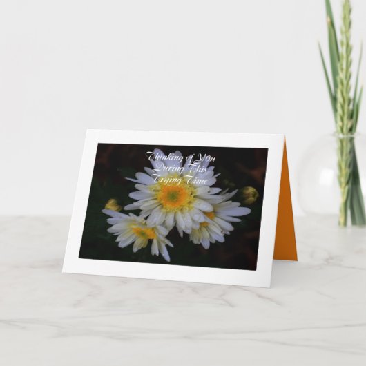 Denken Sie an Sympathy Card mit Mums Karte (Vorderseite)