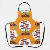 Denken Sie an Tacos Geschmackvolle Spaß Muster Schürze (Vorderseite)