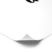 denken Sie an Textnachrichten außerhalb des Kästch Poster (Ecke)