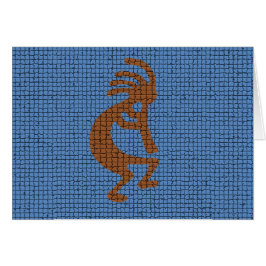 Denken Sie an traditionelle Kokopelli Flute Mosaik