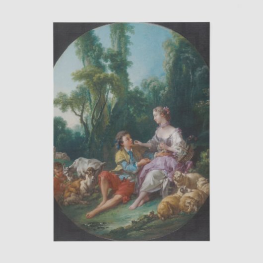 Denken sie an Trauben von Francois Boucher Seidenpapier (Vorderseite)
