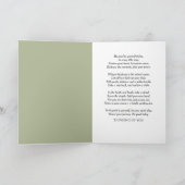 Denken Sie an Trillium Bouquet Karte (Innenseite)