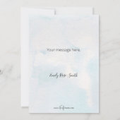 Denken Sie an Vintage Frühlingsblumen Mitteilungskarte (Rückseite)