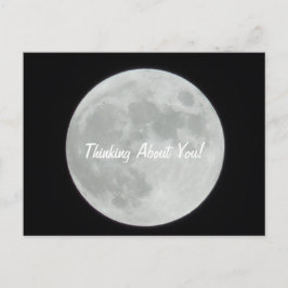 Denken Sie an Vollmond Postkarte