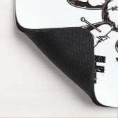 Denken Sie an Voodoo Doll Funny Halloween 2024 Mousepad (Ecke)