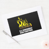 Denken Sie an Waco Rechteckiger Aufkleber (Umschlag)