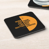 … Denken Sie an, warum Sie begannen Untersetzer (Linke Seite)