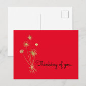 Denken Sie an Weihnachten  Postkarte (Vorne/Hinten)