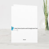 Denken Sie an zwei blaue Vögel und Bäume Karte (Rückseite)