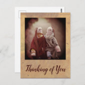 Denken Sie an zwei Rag Dolls Pals Postkarte (Vorne/Hinten)