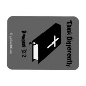 Denken Sie anders an gotGod316.com Bibel Magnet (Horizontal)