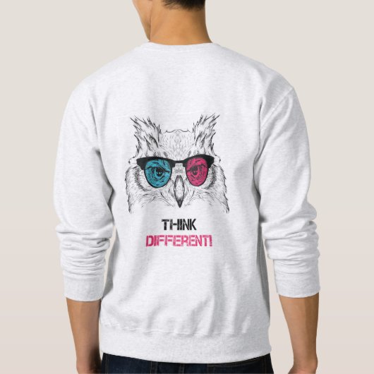 Denken Sie anders Sweatshirt (Rückseite)