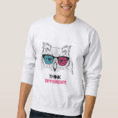 Denken Sie anders Sweatshirt (Vorderseite)