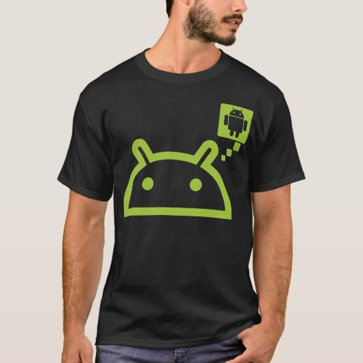 Denken Sie Android T-Shirt (Vorderseite)