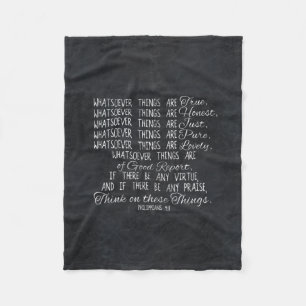 Denken Sie auf diese Sache-christlichem Fleecedecke