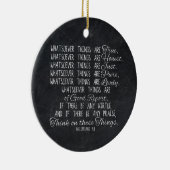 Denken Sie auf diese Sache-christlichem Keramik Ornament (Rechts)