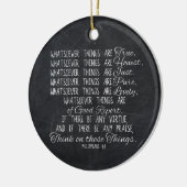 Denken Sie auf diese Sache-christlichem Keramik Ornament (Links)