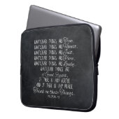 Denken Sie auf diese Sache-christlichem Laptopschutzhülle (Vorderseite Links)