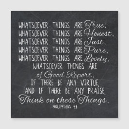 Denken Sie auf diese Sache-christlichem Magnetkarte