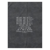 Denken Sie auf diese Sache-christlichem Tischdecke (Vorderseite)