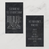 Denken Sie auf diese Sache-christlichem Visitenkarte (Vorne/Hinten)