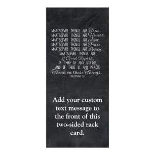 Denken Sie auf diese Sache-christlichem Werbekarte