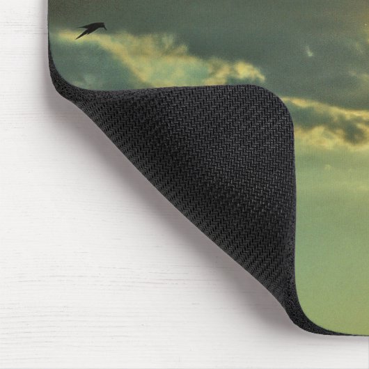 Denken Sie auf diese Sache-Schrift Mousepad (Ecke)