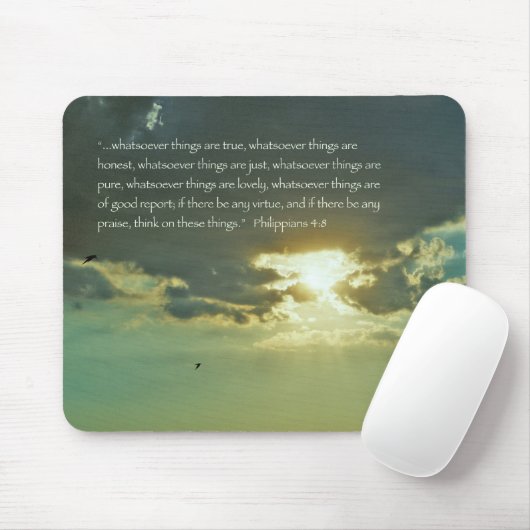 Denken Sie auf diese Sache-Schrift Mousepad (Mit Mouse)
