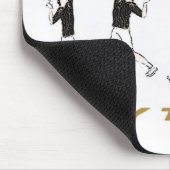 Denken Sie Aufschlag Mousepad (Ecke)