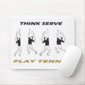 Denken Sie Aufschlag Mousepad (Mit Mouse)