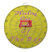 Denken Sie aus der Schachtel. Dartscheibe (vorne)