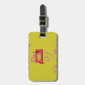 Denken Sie aus der Schachtel. Gepäckanhänger (Vorderseite vertikal)