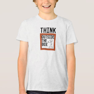 Denken Sie Außerhalb Der Box Inspirierend Tri-Blend Shirt