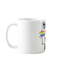 Denken Sie außerhalb der Box LGBTQIA+ Pride Tasse