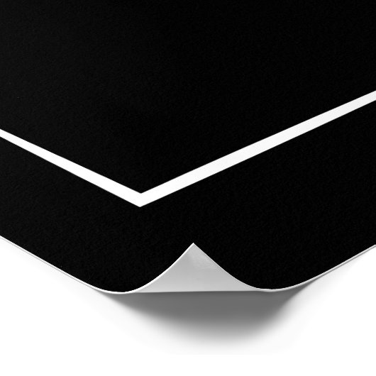 Denken Sie außerhalb der Box Literale Typografie Poster (Ecke)