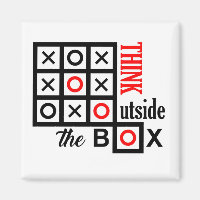 denken Sie außerhalb der Box Tac Toe extra clev cl