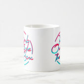 Denken Sie außerhalb der Box-Tasse - Fett 3D-Kalli Kaffeetasse (Mittel)
