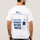 Denken Sie außerhalb der Flasche - der weiße T - T-Shirt (Rückseite)