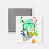 denken Sie außerhalb der Schachtel Magnet (Vorderseite/Rückseite)