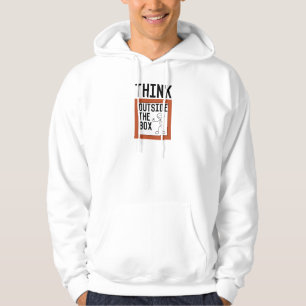 Denken Sie außerhalb des Kästchens Inspirierend Hoodie