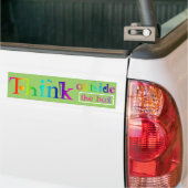 Denken Sie außerhalb des Kastens Autoaufkleber (Auf Lkw)