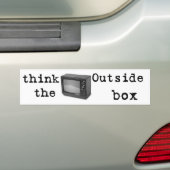 Denken Sie außerhalb des Kastens! Autoaufkleber (Auf Auto)