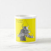 Denken Sie außerhalb des Tetraeders Kaffeetasse (Mittel)